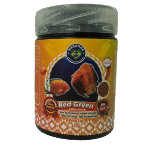 Red Green -  125g - Ração para peixes Onívoros Americanos e Africanos